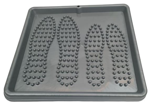 Лоток для обуви 43*39*3,5см серый