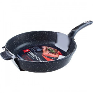 Сковорода а/пр литая 28см съемн/руч Гранит ТМ Традиция