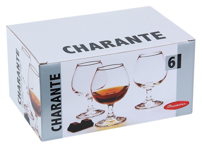 Charante набор 6-ти бокалов для коньяка 330мл 440218