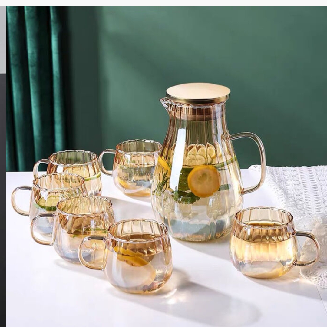Кувшин и 6 стаканов набор подарочный