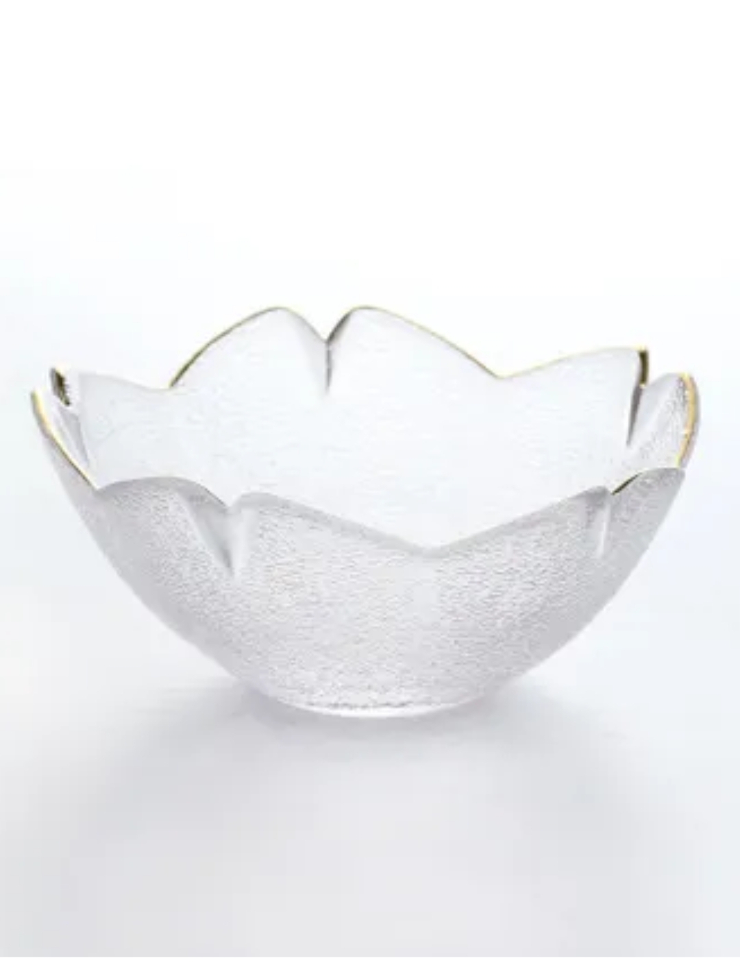 Варенница стекло с золотым ободком