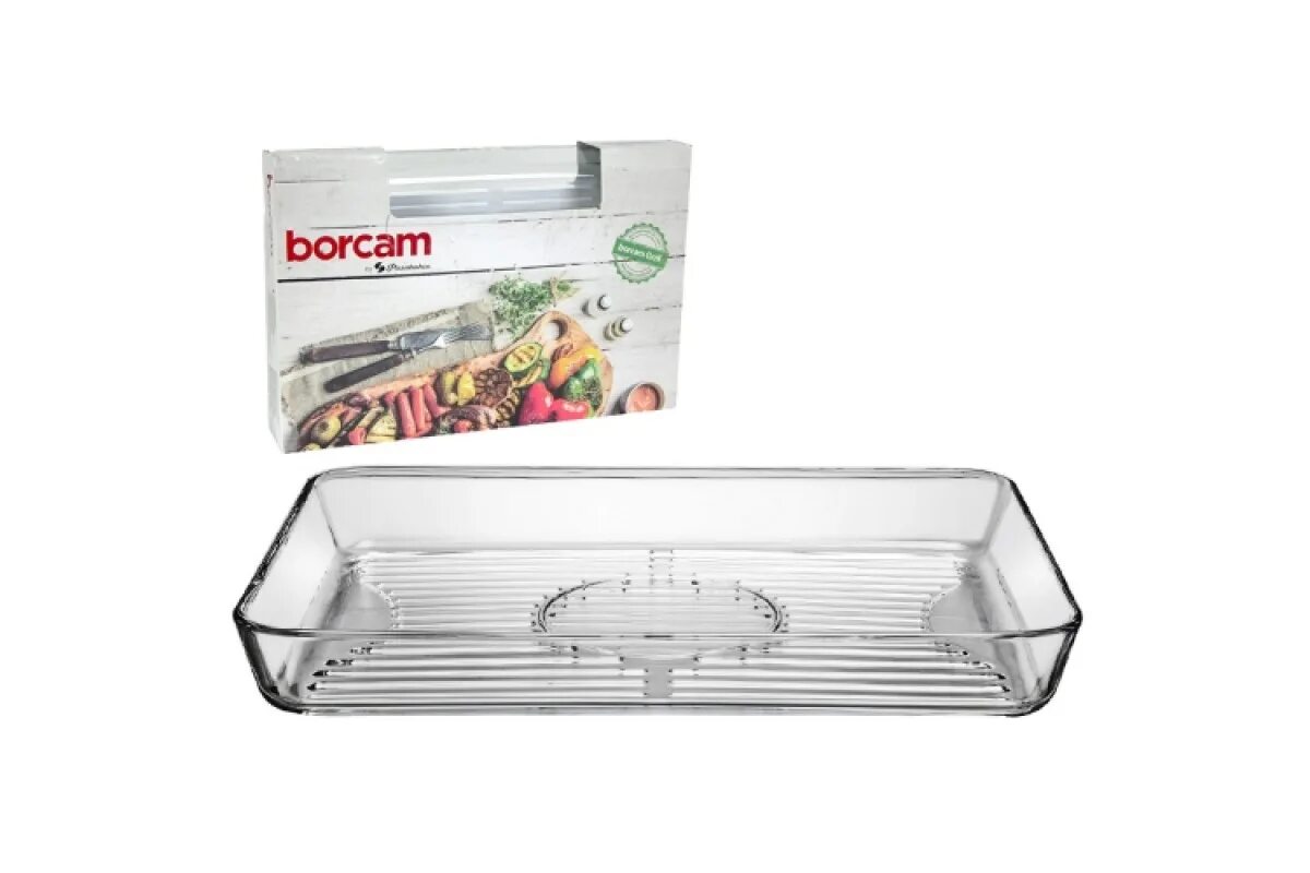 Форма жаропрочная прямоугольная Borcam 3800 мл, Grill 59554 GB