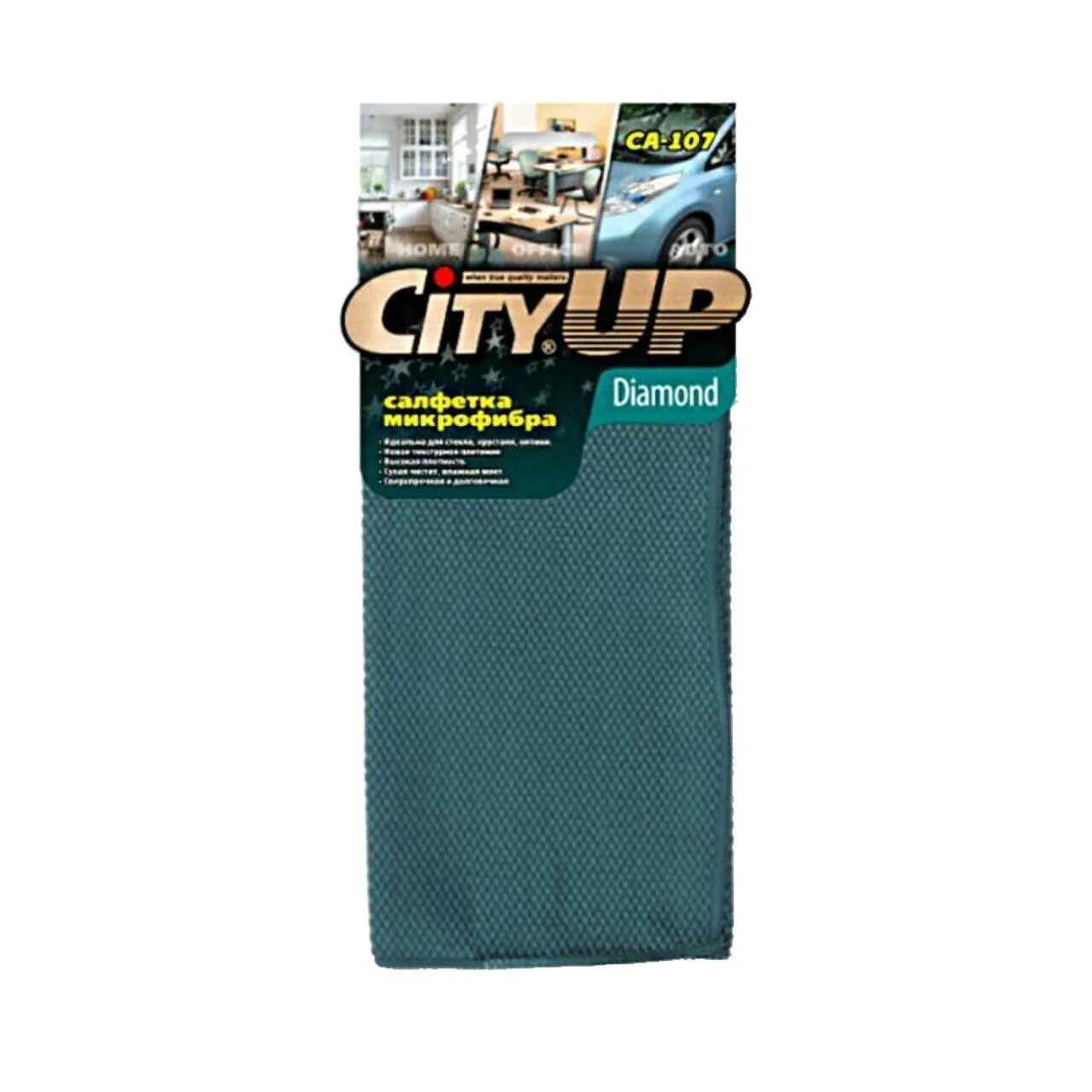 СА-107 Салфетка микрофибра Сити Ап 35*40 в упак.
