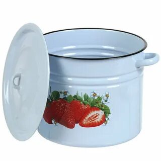 Кастрюля эмал 14,0л цил с рис  С1626.з,С1626.П,С1626.СГ