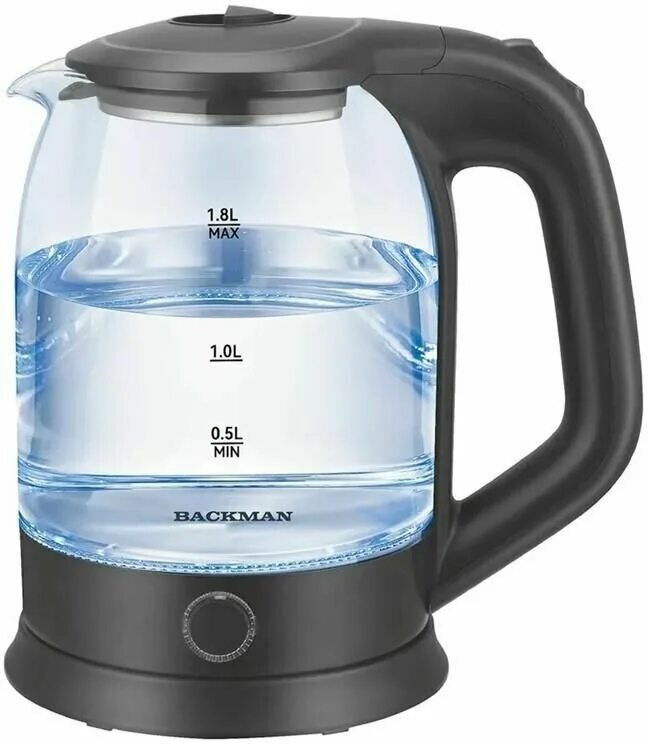 Электрочайник Backman, 2200 Вт, 1,8 литра,
