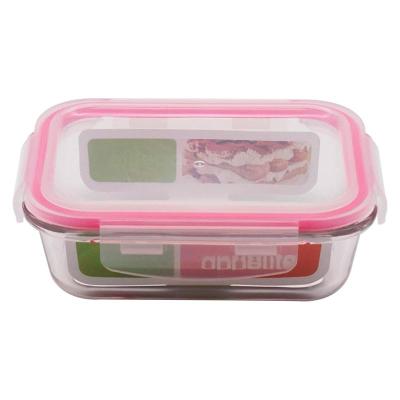 Контейнер стекл прям 1040мл роз ТМ Appetite