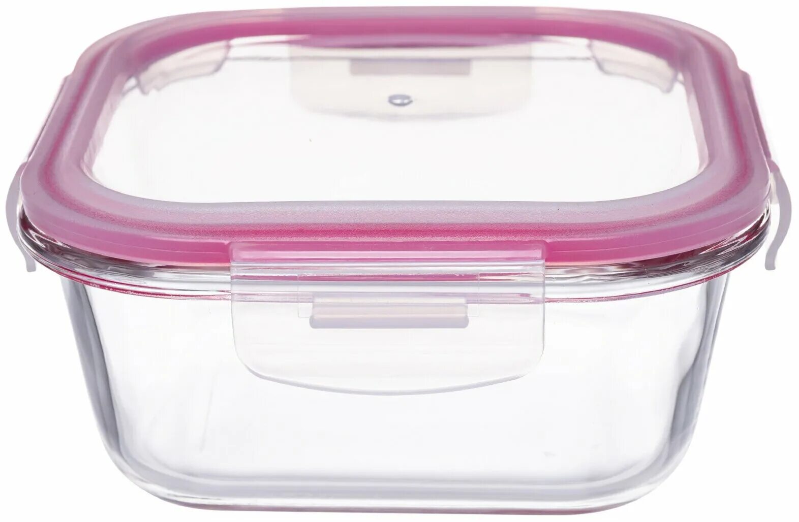 Контейнер стекл квадр  520мл роз ТМ Appetite