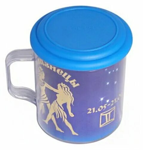 Термокружка Знаки зодиака 0,4л с крышкой С543К