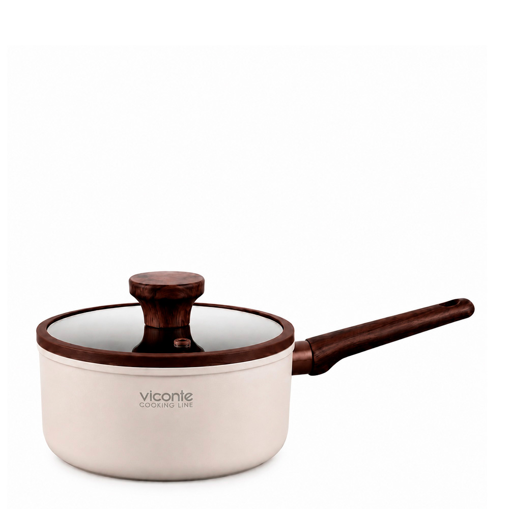 Сотейник со стеклянной крышкой  – 1,5 л (d16 см).
