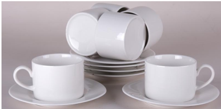 BX-11 Набор чашек с блюдцами сервировочный 12 пр.