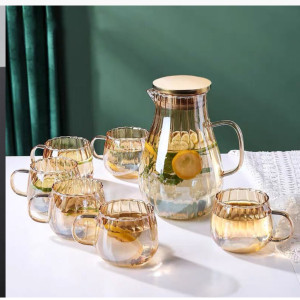 Кувшин и 6 стаканов набор подарочный