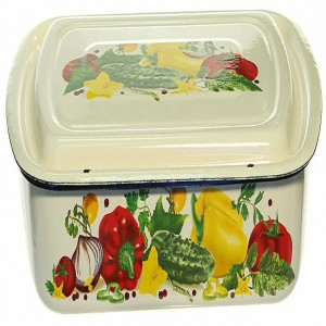 Лоток эмалированный с рисунком   2,5л     25114