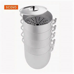 Манты-казан алюм  6,0л 4 сетки ТМ Scovo
