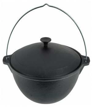 Казан чугун 12,0л с/кр TM MY REAL IRON COOK
