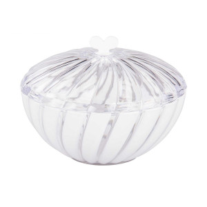 Сахарница Грация с крышкой 0,8л (белый) (то)