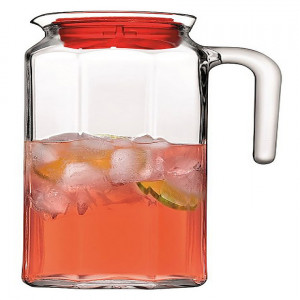 Кувшин с красной крышкой Kosem, 1л.,   80051/К