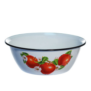 Миска эмал 2,0л с рис