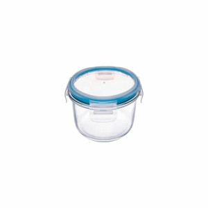 Контейнер стекл круг 620мл син ТМ Appetite