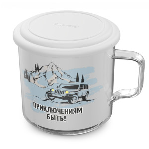 Термокружка Хобби 0,4л с крышкой С554К