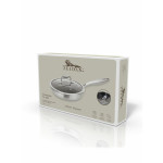 Сковорода с крышкой Zeidan d28x5.5 см