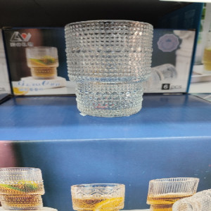 Набор низкий стаканов Glass CUP 200мл.