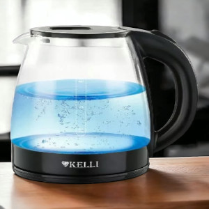 Стеклянный  электрический чайник KELLI 1.8л. - KL-1368