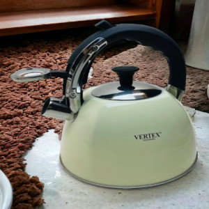 Чайник со свистком из нержавеющей стали VERTEX    3л., 8465-VS  *12*